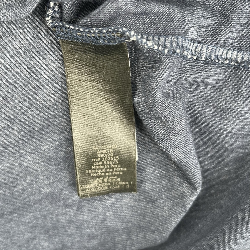 John Varvatos Polo Shirt Mens M Blue Black Stone Wash Short Sleeve Cotton Casual - Picture 8 of 9